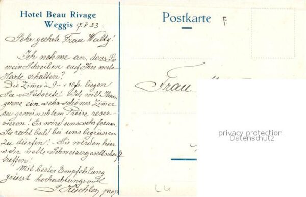 Weggis Vierwaldstaettersee Hotel Beau Rivage – Bild 2