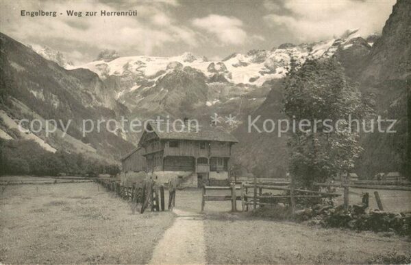 Engelberg  OW Weg zur Herrenrüti