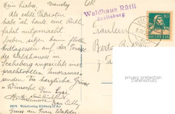 Seelisberg UR Waldhaus Rütli – Bild 2