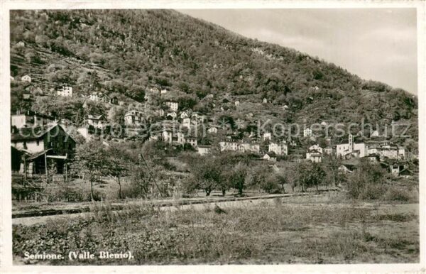 Semione TI Panorama Valle Blenio