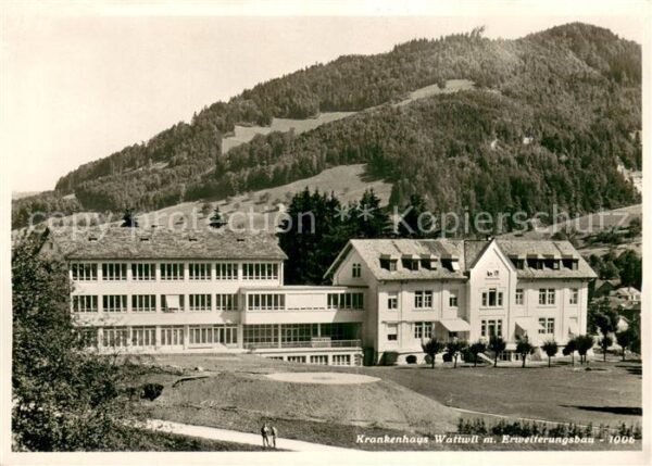 Wattwil Krankenhaus mit Erweiterungsbau