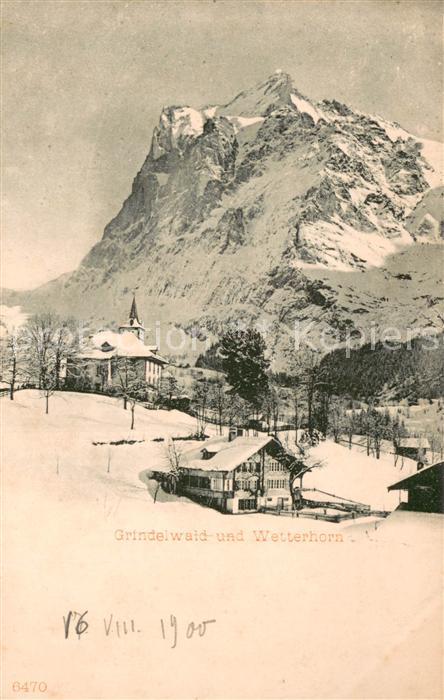 Grindelwald mit Wetterhorn