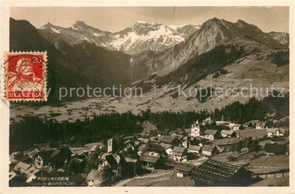 Adelboden Talabschluss mit Wildstrubel