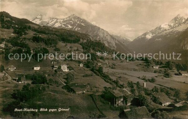 Hasliberg Reuti Blick zum Grimsel