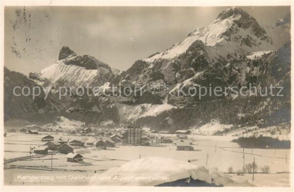 Kandersteg BE mit Gellihorn und Alpschofenhubel