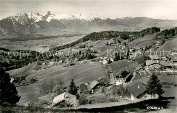 Goldiwil Panorama mit Stockhornkette