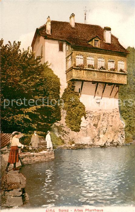 Spiez Thunersee BE Altes Pfarrhaus