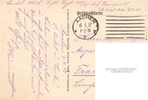 La Ville-aux-Bois 02 -les-Dizy Häuserruinen – Bild 2