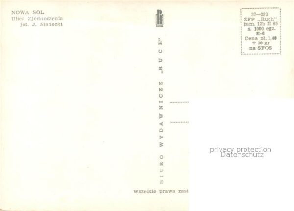 Nowa Sol Poland Ulica Zjednoczenia – Bild 2