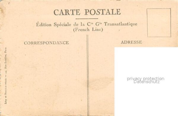 Dampfer Oceanliner Le Paquebot CUBA – Bild 2