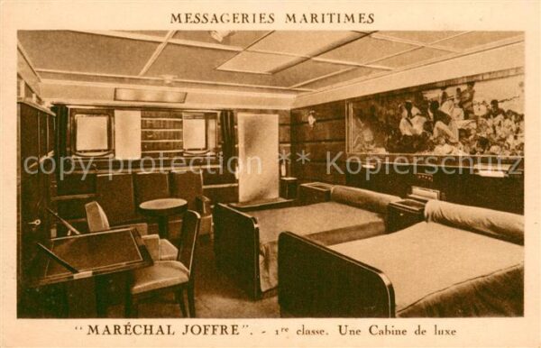 Dampfer Oceanliner Marechal Joffre