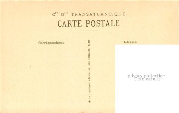 Dampfer Oceanliner PARIS Smoking room – Bild 2