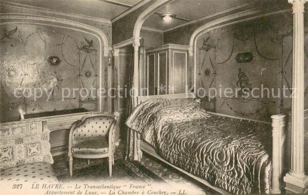 Dampfer Oceanliner LL.Nr:327 LE HAVRE FRANCE