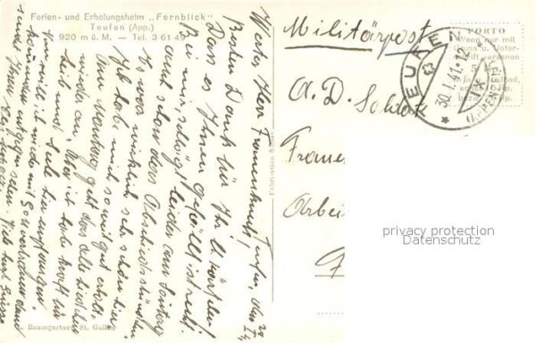 Teufen AR Ferien und Erholungsheim Fernblick Mili – Bild 2