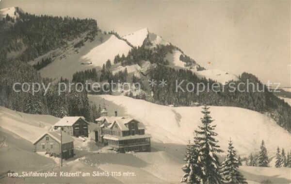Saentis AR Skifahrerplatz Kräzerli