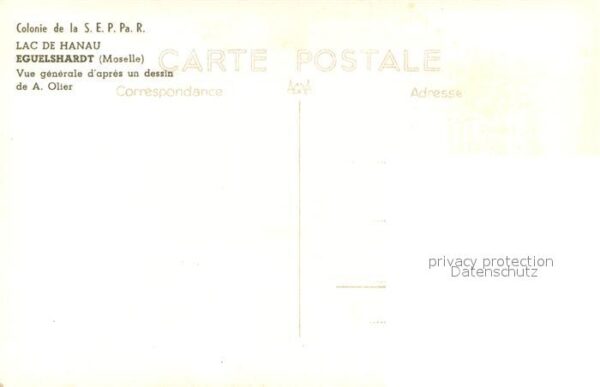 Eguelshardt Vue generale d’apres un dessin de A Oli – Bild 2