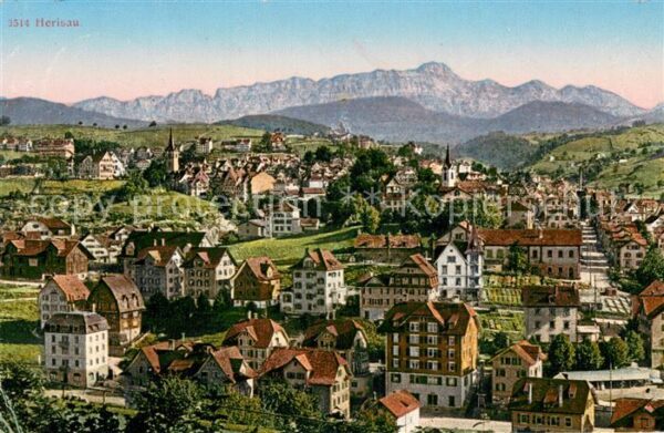 Herisau AR Panorama Militärsache