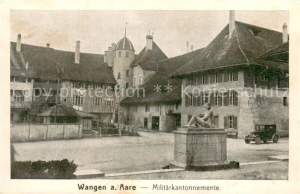 Wangen Aare BE Militärkantonnemente Militärsache