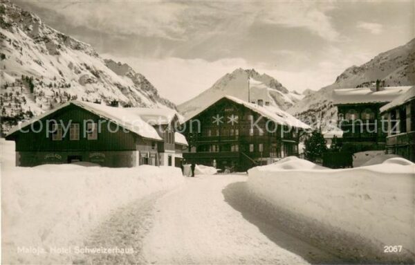 Maloja GR Hotel Schweizerhaus