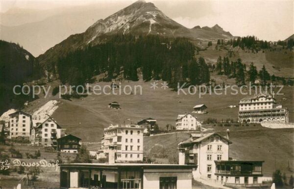 Davos Dorf GR Panorama