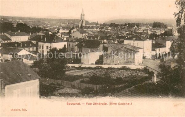 Baccarat 54 Vue generale Rive Gauche