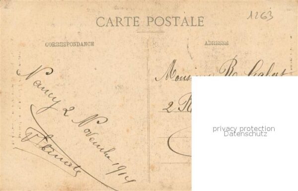 Nancy 54 Bombardement des Sept 1914 Interieur de – Bild 2