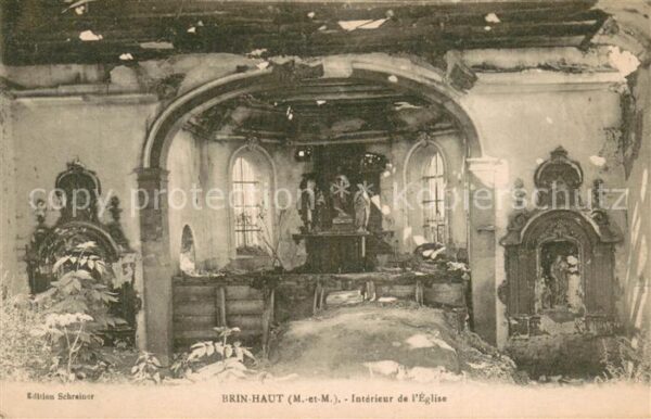 Brin-Haut -sur-Seille 54 Interieur de l'Eglise