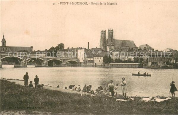 Pont-a-Mousson 54 Bords de la Moselle