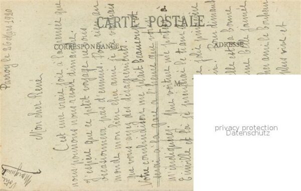Parroy apres 4 ans de guerre Le Chateau – Bild 2