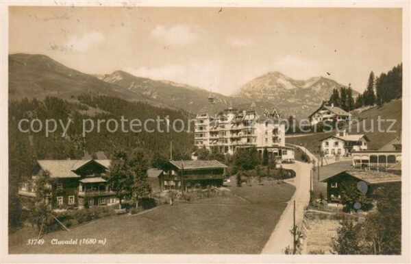 Clavadel Davos GR Panorama