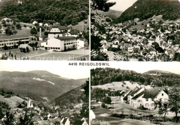 Reigoldswil Panorama Teilansichten Feldpost