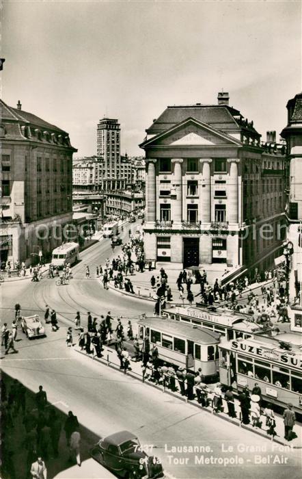 Lausanne VD Le Grand Pont Tour Metropole Bel Air