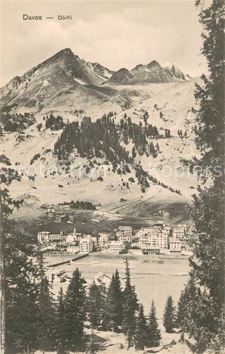 Davos Dorf GR Panorama