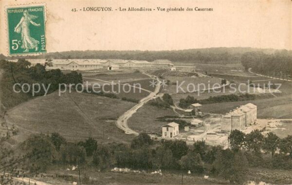 Longuyon 54 Les Allondieres Vue generale des Casern