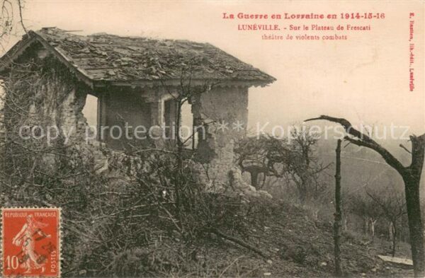 Luneville 54 Sur le Plateau de Frescati theatre de v