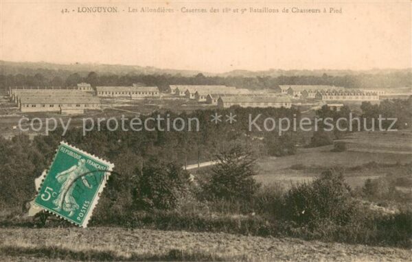 Longuyon 54 Les Allondieres Casernes des 18e et 9e