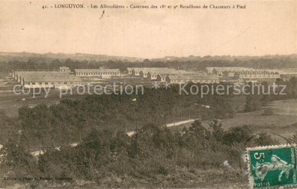 Longuyon 54 Les Allondieres Casernes des 18e et 9e