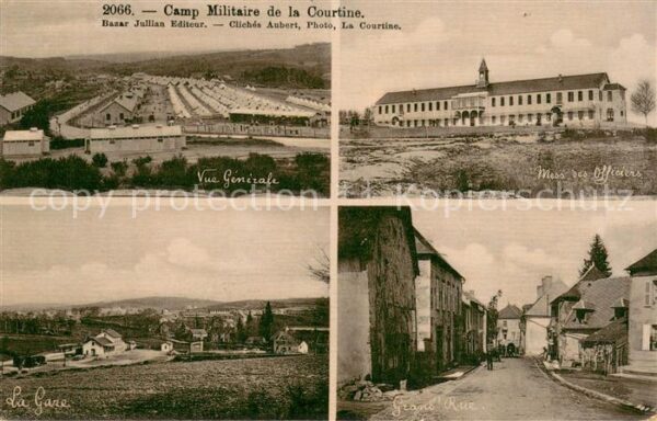 La Courtine 23 Camp Militaire Vue generale Mess des Of