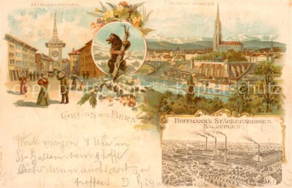 Bern BE Zeitglockenturm Münstr Hoffmanns Stärke