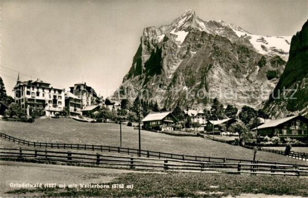 Grindelwald mit Wetterhorn