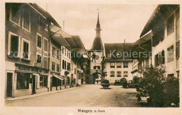 Wangen Aare BE Dorfpartie Feldpost