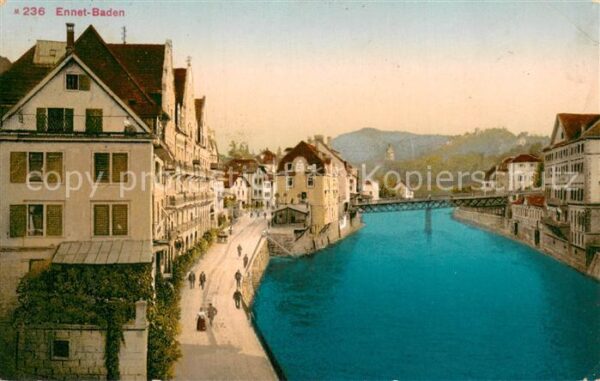 Ennet-Baden Ennetbaden AG Teilansicht