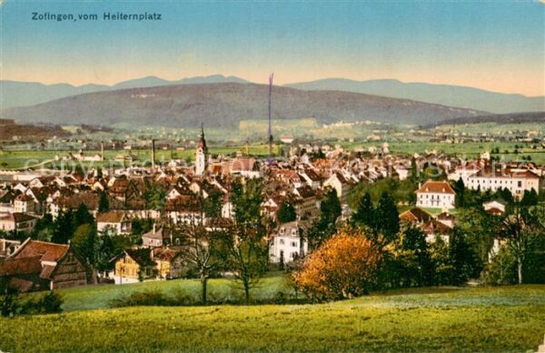 Zofingen AG Blick vom Heiternplatz Militärsache