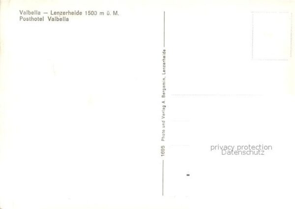 Lenzerheide GR Posthotel Valbella – Bild 2