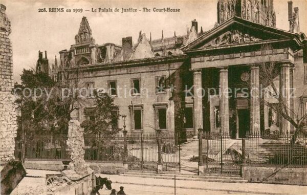 Reims 51 Le Palais de Justice The Court House