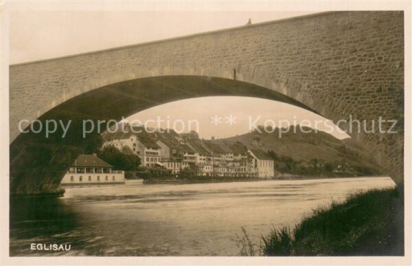 Eglisau ZH Teilansicht Brücke
