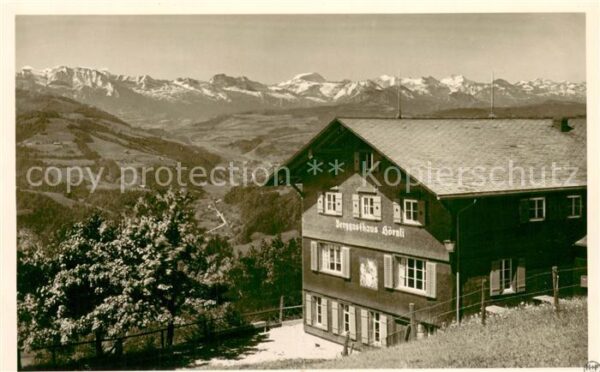 Hoernli-Kulm 1136m ZH Berggasthaus Hörnli Panorama