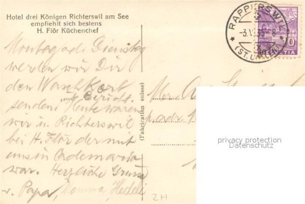 Richterswil ZH Hotel drei Königen am Zürichsee mit Spr – Bild 2