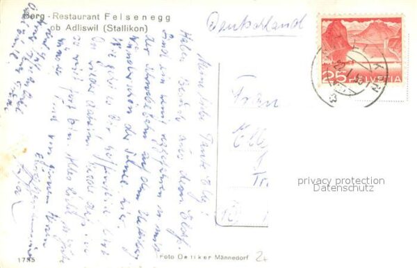 Adliswil ZH Berg Restaurant Felsenegg Panorama – Bild 2
