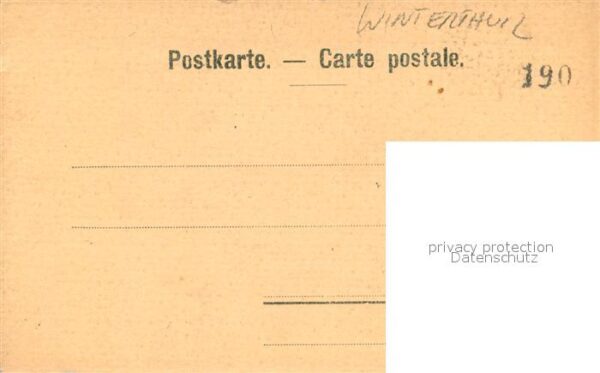 Veltheim Winterthur ZH Ortsansicht Künstlerkarte – Bild 2